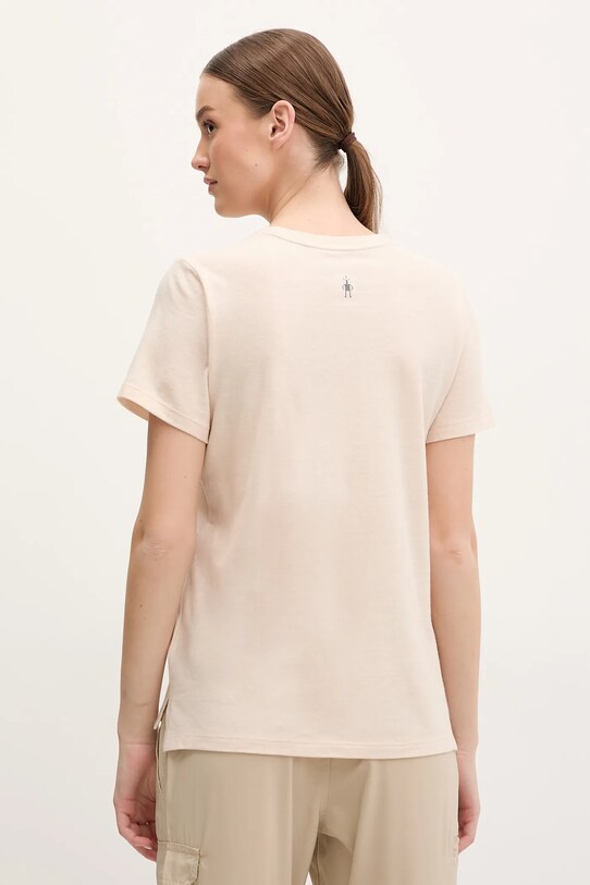 Odzież Smartwool t-shirt sportowy SW002391 beżowy