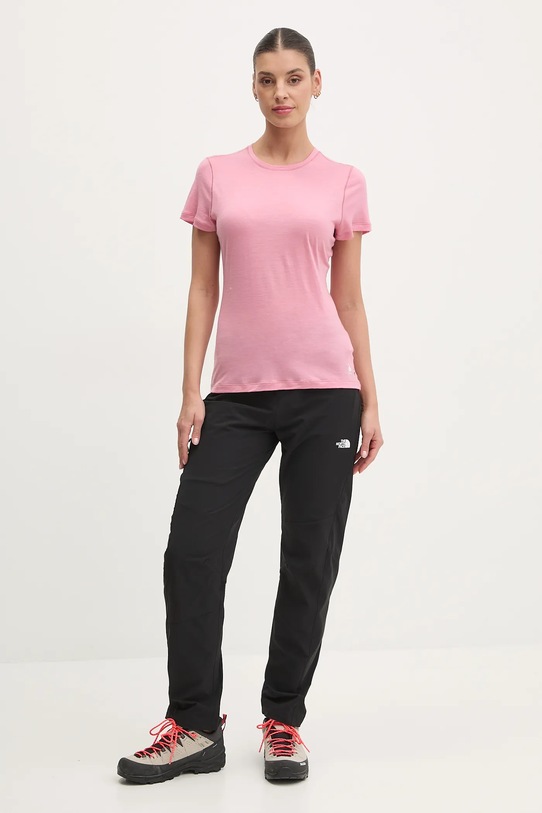 Sportovní triko Smartwool SW002775 růžová SS25