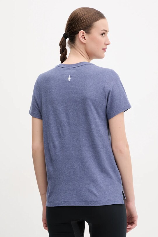 Smartwool t-shirt sportowy SW002859 niebieski SS25