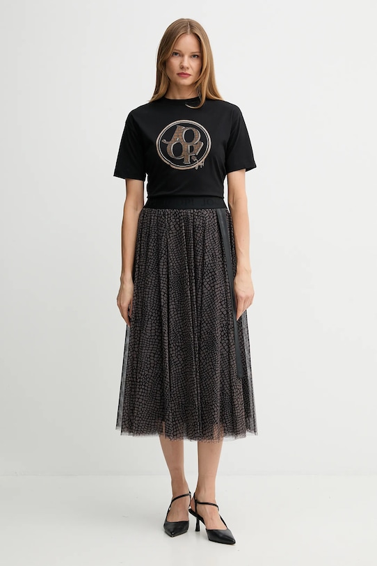 Joop! t-shirt bawełniany 30046236 czarny AW25