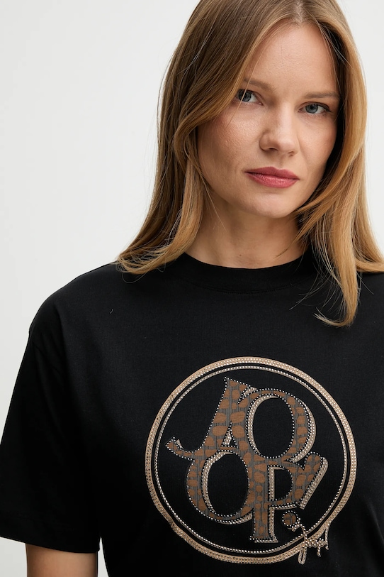 Joop! t-shirt bawełniany czarny 30046236