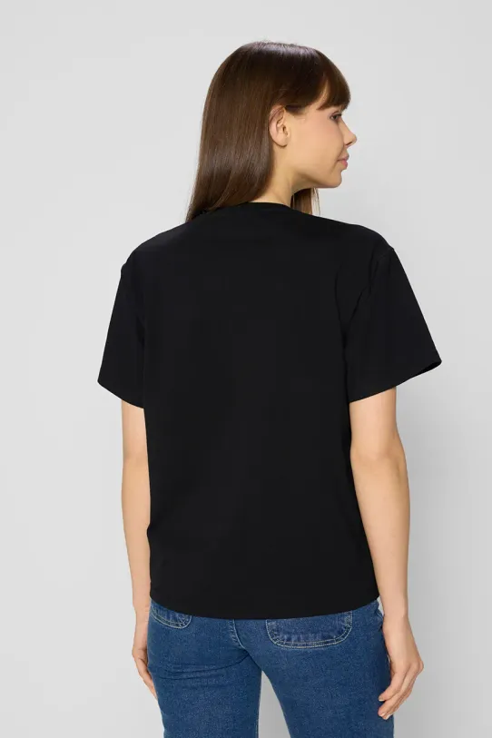 Bizuu t-shirt in cotone RALZA RALZA.CZARNY.KW25 nero SS25