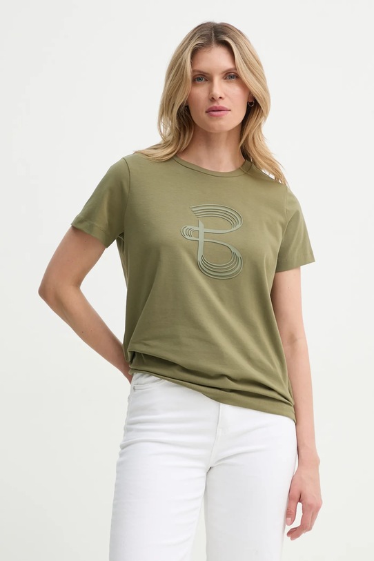 Одежда Футболка Bruuns Bazaar BBW4000 зелёный