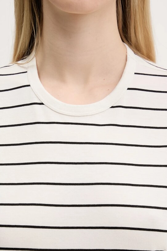 Abercrombie & Fitch tricou din bumbac KI139.5231.100 alb