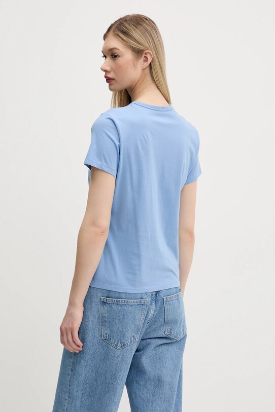 Îmbrăcăminte Abercrombie & Fitch tricou din bumbac KI139.5231.241 albastru