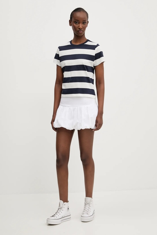 Abercrombie & Fitch t-shirt bawełniany KI139.5266.123 biały SS25