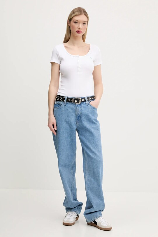 Abercrombie & Fitch tricou KI139.5271.100 alb SS25
