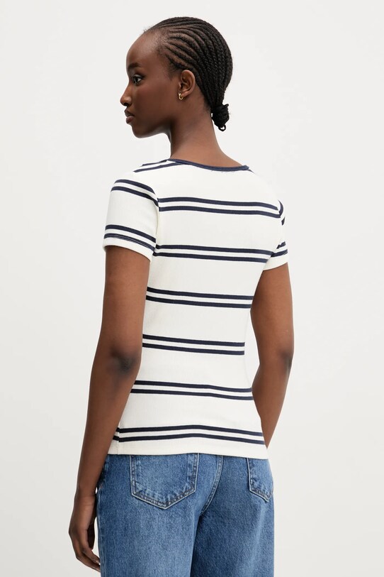 Odzież Abercrombie & Fitch t-shirt KI139.5271.204 biały