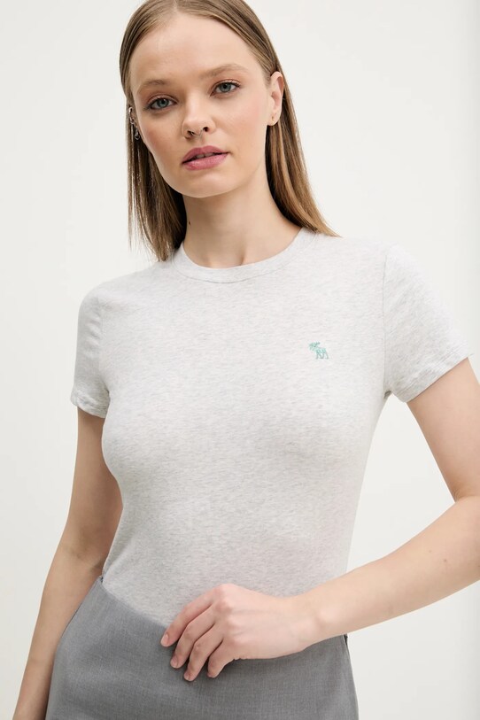 Tričko Abercrombie & Fitch šedá KI139.5273.112