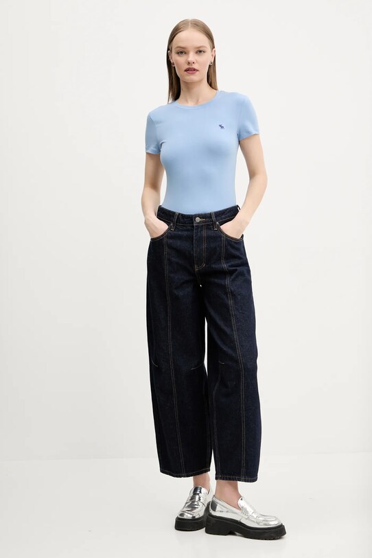 Μπλουζάκι Abercrombie & Fitch KI139.5273.118 μπλε SS25