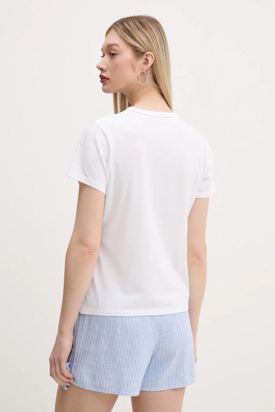 Odzież Abercrombie & Fitch t-shirt bawełniany KI139.5309.123 biały