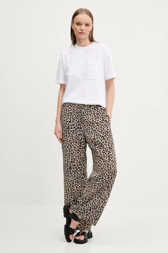 Abercrombie & Fitch tricou din bumbac KI139.5315.100 alb SS25