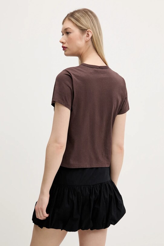 Odzież Abercrombie & Fitch t-shirt bawełniany KI139.5327.400 brązowy