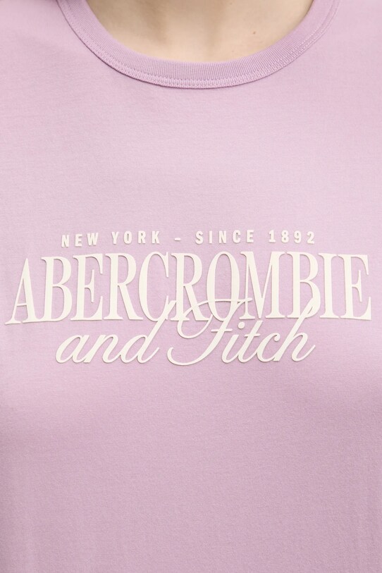 Abercrombie & Fitch t-shirt in cotone KI185.5058.665 violetto