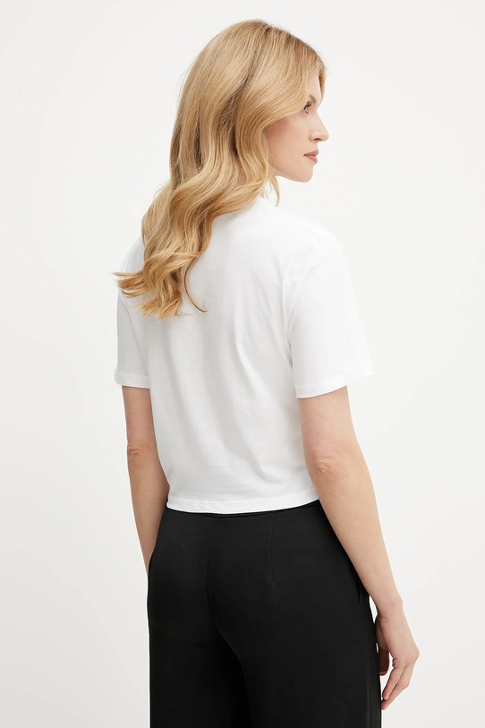 Odzież Liu Jo t-shirt bawełniany WA5139.JS923 biały