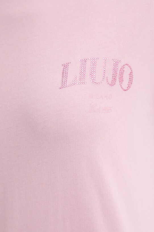 Хлопковая футболка Liu Jo WA5144.JS923 розовый