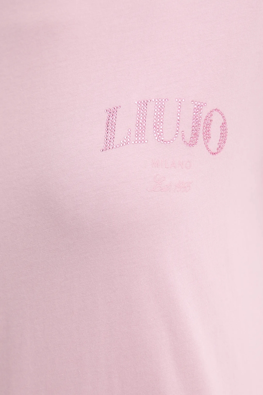 Хлопковая футболка Liu Jo WA5144.JS923 розовый