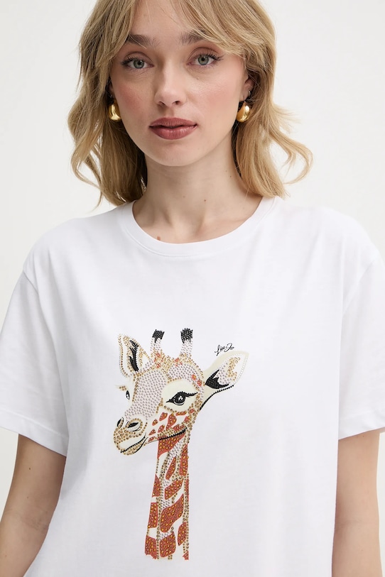 Bavlnené tričko Liu Jo biela WA5230.JS904