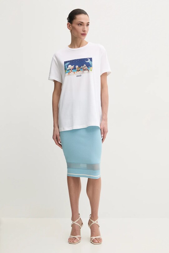 Liu Jo t-shirt WA5260.JS003 bianco SS25
