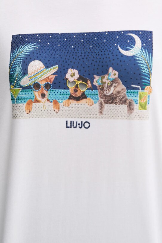 Liu Jo t-shirt WA5260.JS003 bianco