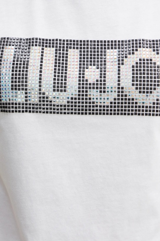 Bavlněné tričko Liu Jo VA5151.JS923 bílá