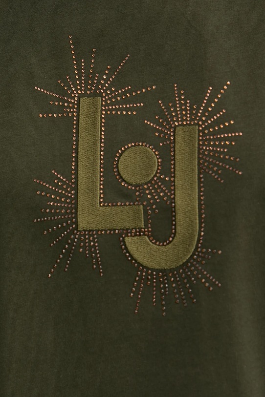 Бавовняна футболка Liu Jo VA5151.JS923 зелений