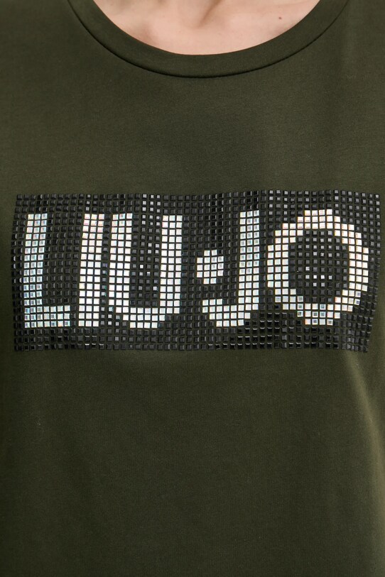 Бавовняна футболка Liu Jo VA5151.JS923 зелений