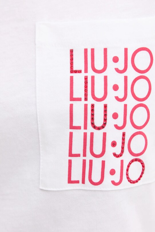 Бавовняна футболка Liu Jo VA5152.JS923 білий