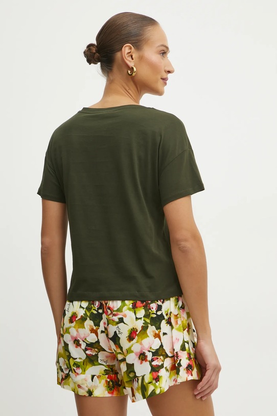 Oblečenie Bavlnené tričko Liu Jo VA5152.JS923 zelená