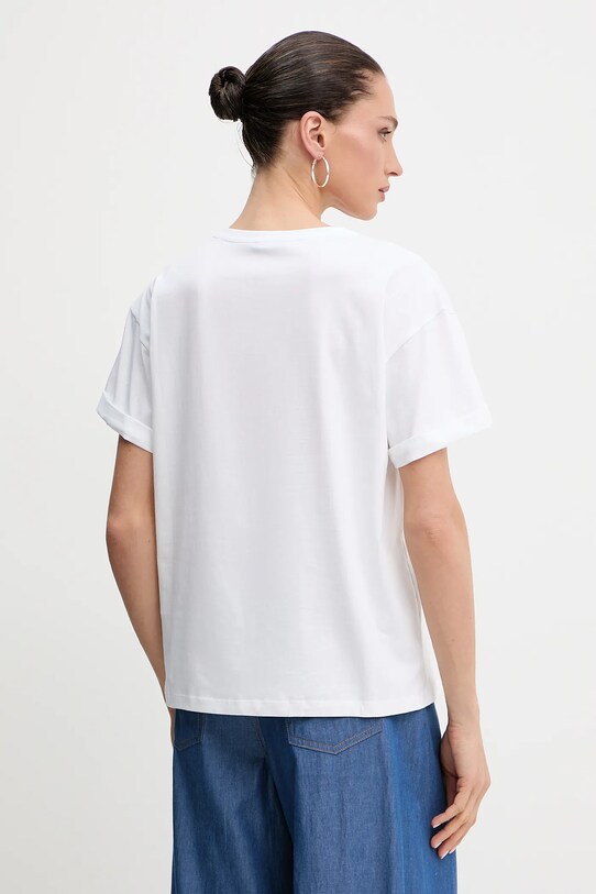 Odzież Liu Jo t-shirt VA5153.JS003 biały