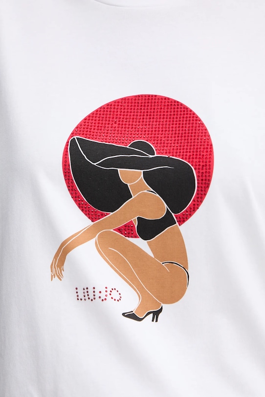 Tričko Liu Jo VA5153.JS003 biela