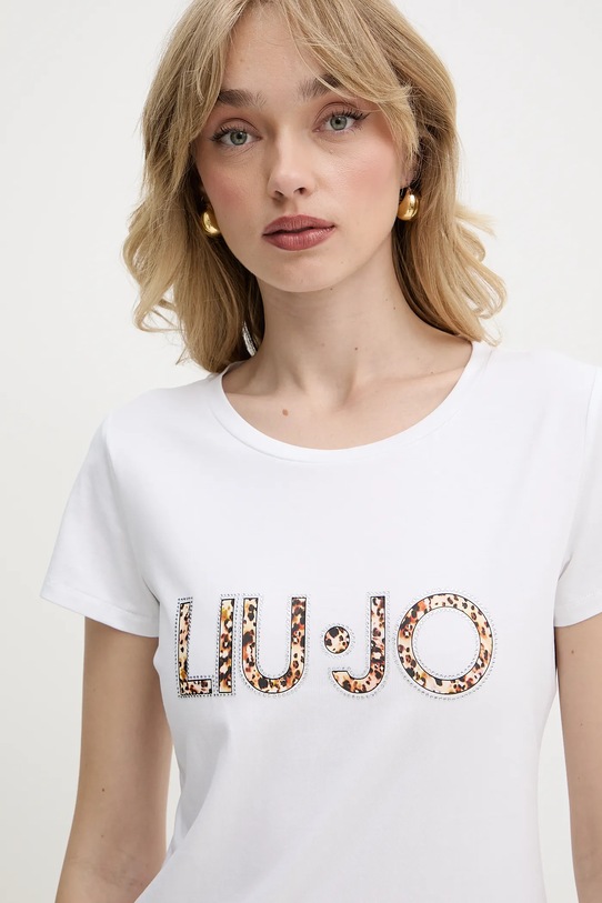 Μπλουζάκι Liu Jo λευκό VA5154.JS003