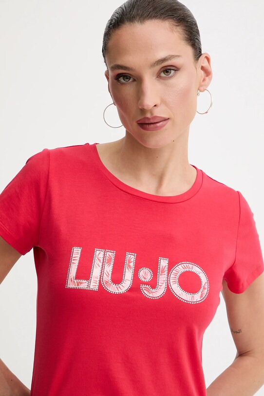 Тениска Liu Jo червен VA5154.JS003