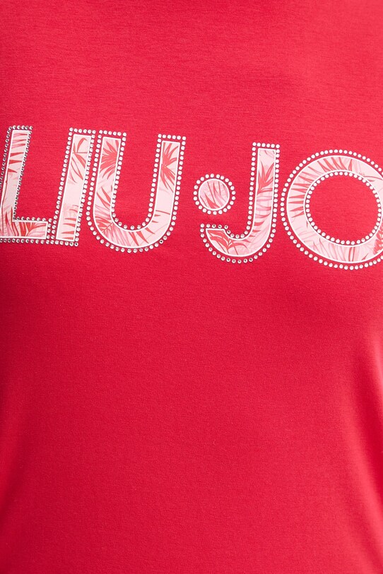 Тениска Liu Jo VA5154.JS003 червен