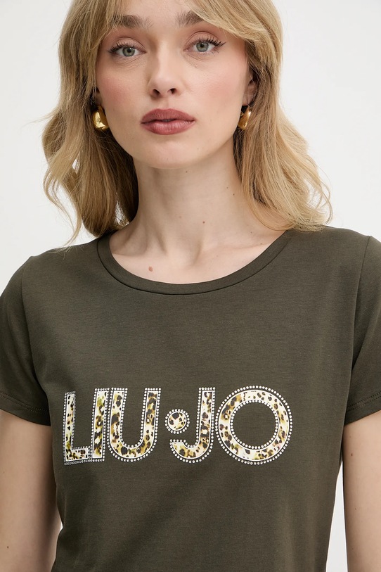 Μπλουζάκι Liu Jo πράσινο VA5154.JS003