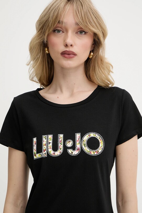 Liu Jo t-shirt czarny VA5154.JS003