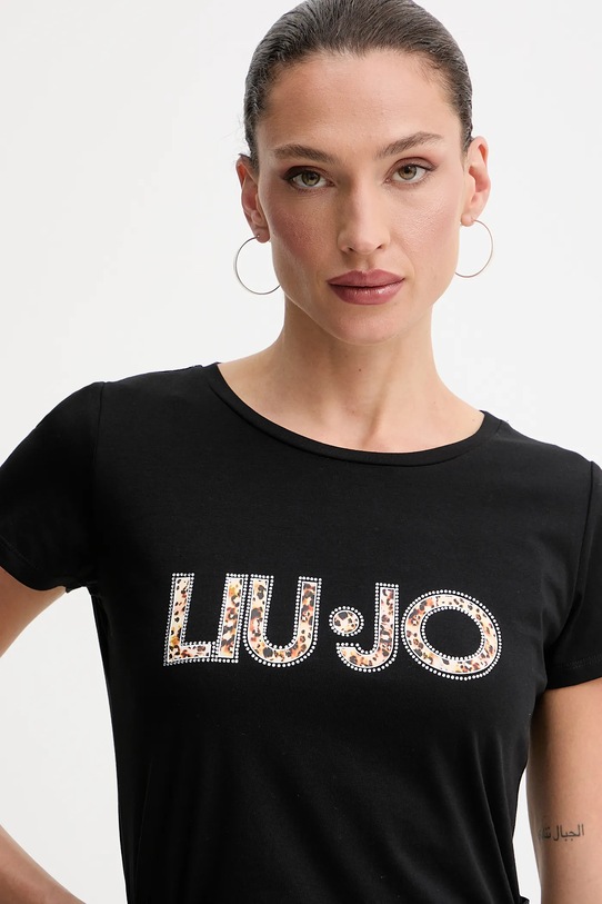 Liu Jo t-shirt fekete VA5154.JS003