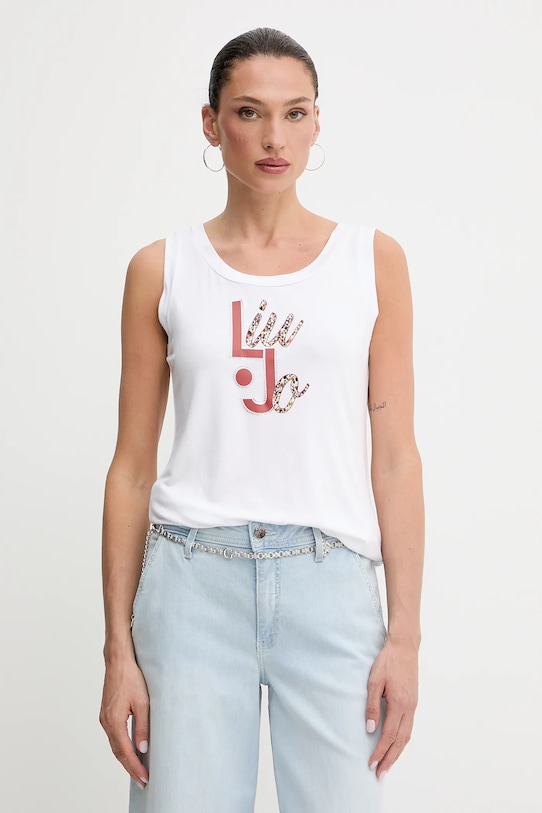 Top Liu Jo regular bílá VA5195.JS360