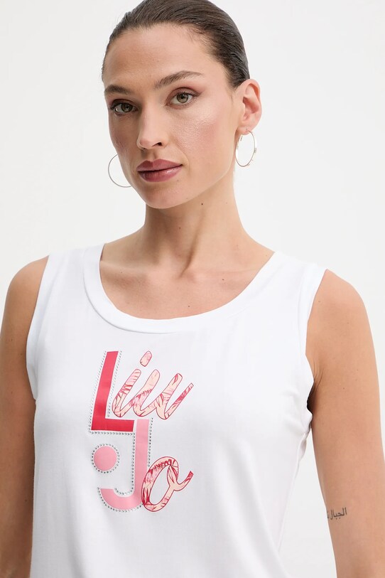 Liu Jo top fehér VA5195.JS360