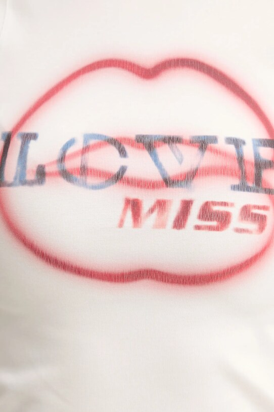 Miss Sixty tricou 6S1SJ56800 alb