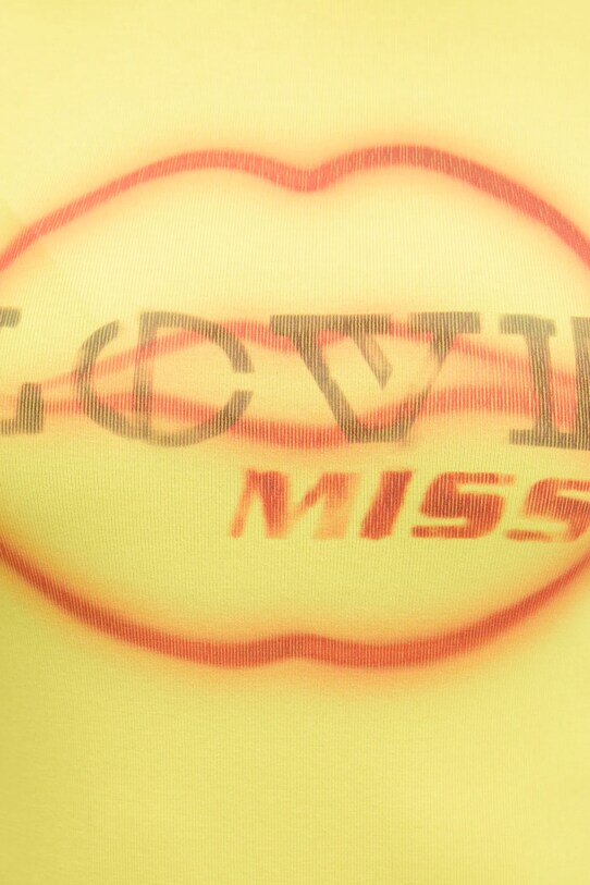 Tričko Miss Sixty 6S1SJ56800 žlutá