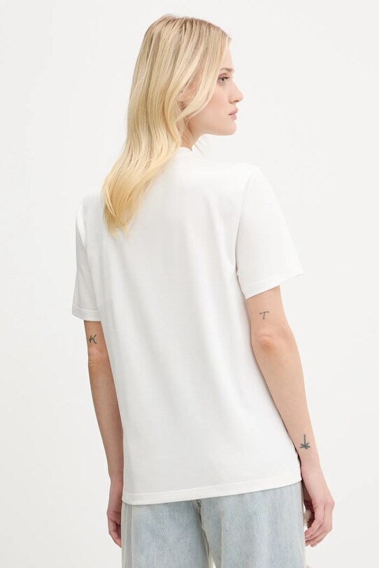 Îmbrăcăminte Miss Sixty tricou din amestec de mătase 6S2SJ16200 alb