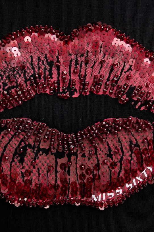 Miss Sixty tricou 6S2SJ01200 negru