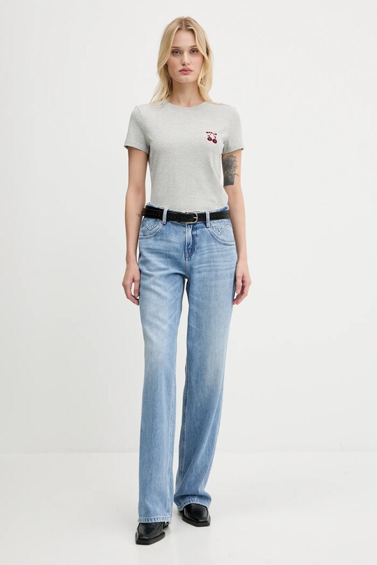 Miss Sixty tricou 6S2SJ19500 gri SS25
