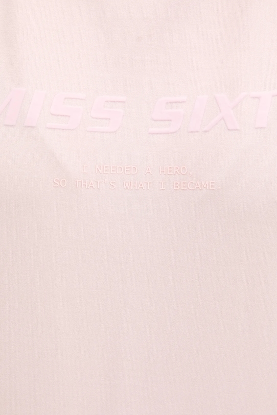 Miss Sixty tricou din bumbac 6S2SJ76100 roz