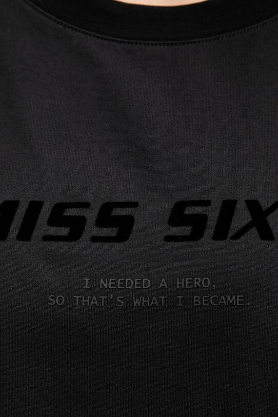 Miss Sixty t-shirt bawełniany 6S2SJ76100 czarny