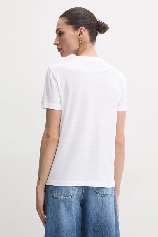 Oblečenie Bavlnené tričko Just Cavalli 78PAHC12.CJ600 biela