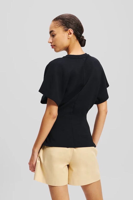 Karl Lagerfeld t-shirt A2W17061 czarny SS25