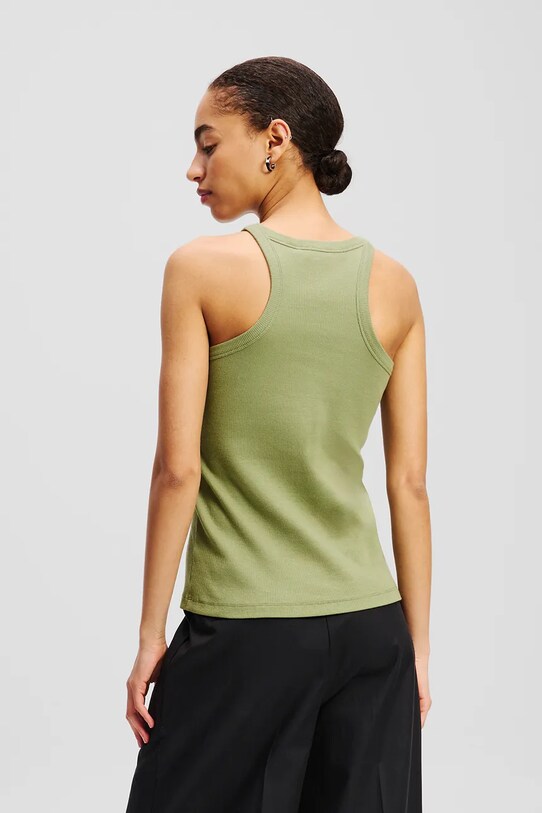 Karl Lagerfeld top A2W17107 zielony SS25