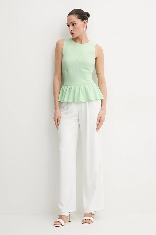 Top Karl Lagerfeld A2W18014 zelená SS25